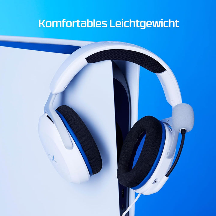 HyperX Cloud Stinger 2 Core Gaming-Headset für PlayStation, Over-Ear, 40mm-Treiber, Geräuschunterdrü