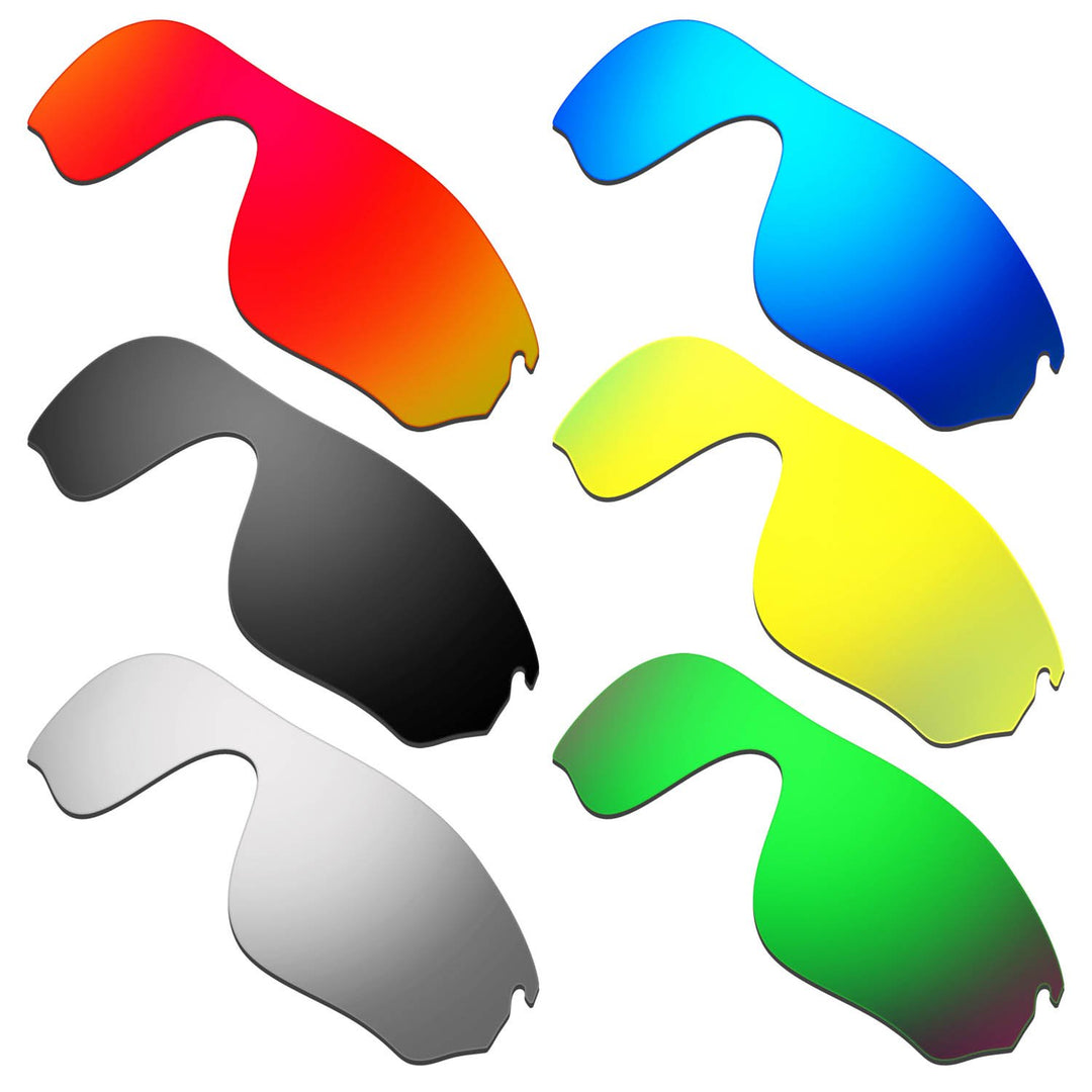 HKUCO Plus Mens Replacement Lenses For Oakley RadarLock Pitch - 6 pair