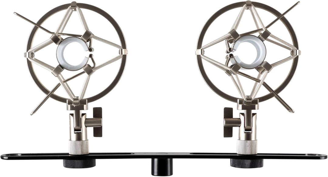 Pronomic Stereo Zubehörset für Kleinmenmbran Mikrofone - Hochwertiger Koffer mit 1 x T-Bar Stereosch