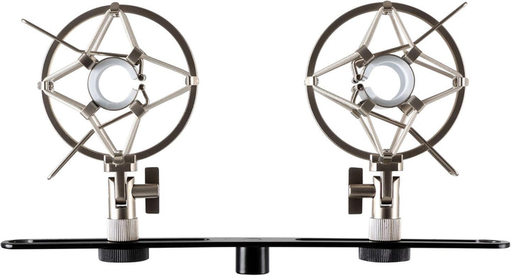 Pronomic Stereo Zubehörset für Kleinmenmbran Mikrofone - Hochwertiger Koffer mit 1 x T-Bar Stereosch
