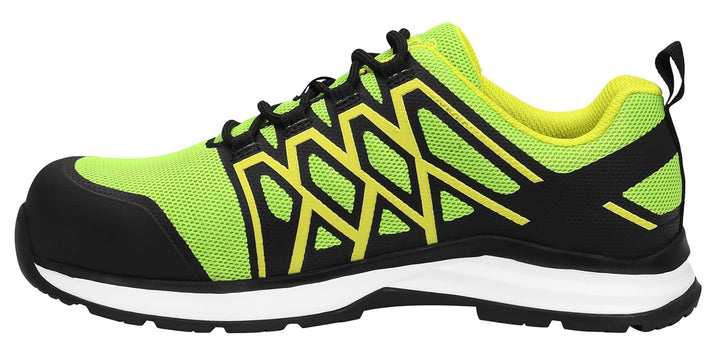 JORI Sicherheitshalbschuh Swift Green-Yellow Low ESD S1P 44 Grösse: 44, Grösse: 44