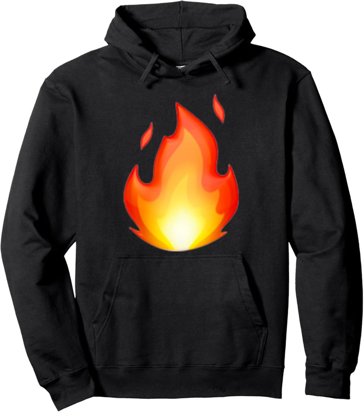 Heisses Feuer-Kleidung: Beleuchtetes Outfit zeigt die Wärme des brennenden Feuers an Pullover Hoodie