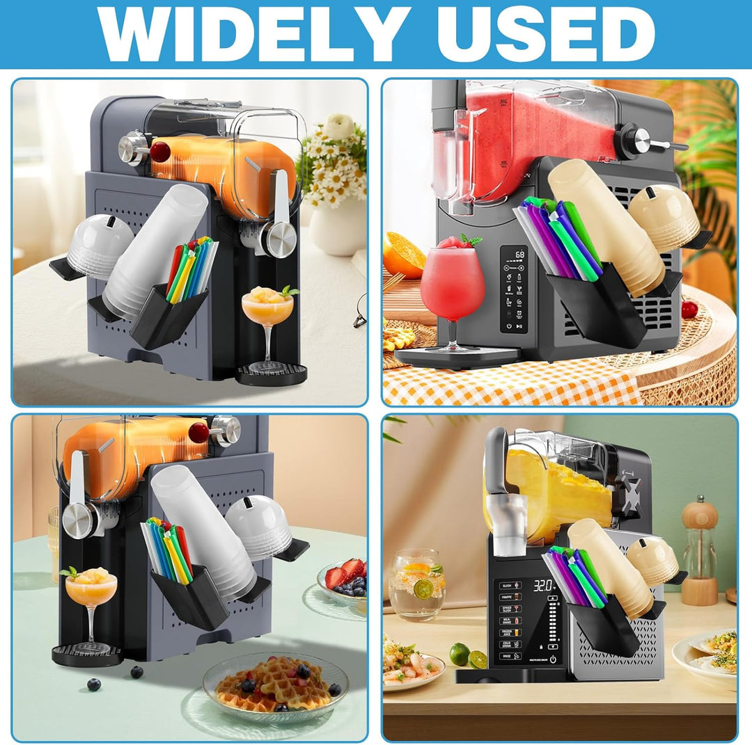 3-in-1-Ninja Smoothie-Maker-Zubehör, seitlich montierter Becherdeckel und Strohhalmhalter, Leicht zu