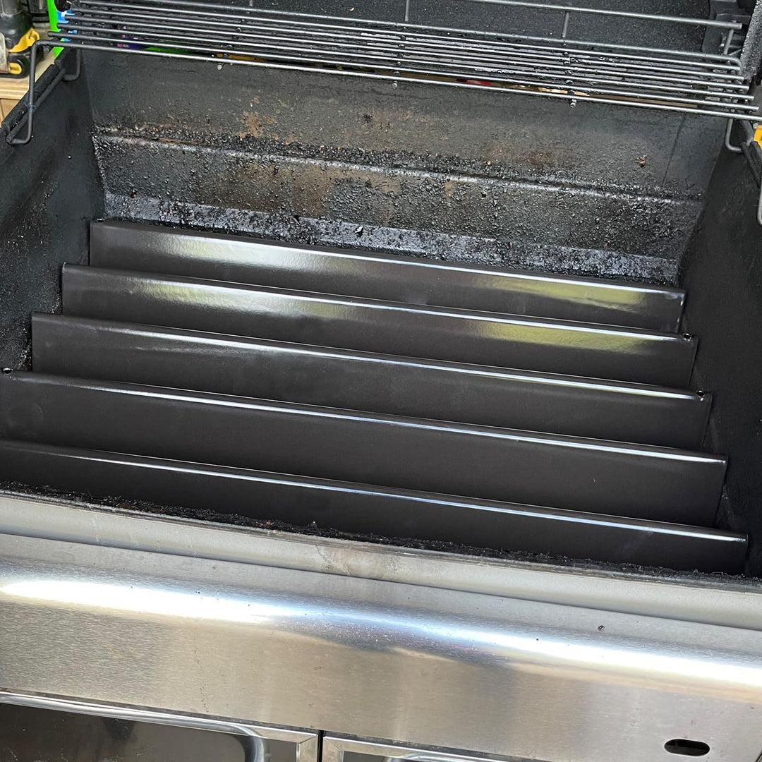 7620 Hitzereflektor & 44,5CM Flavorizer Bar für Weber Genesis 300 Series,Brennerabdeckung für Weber