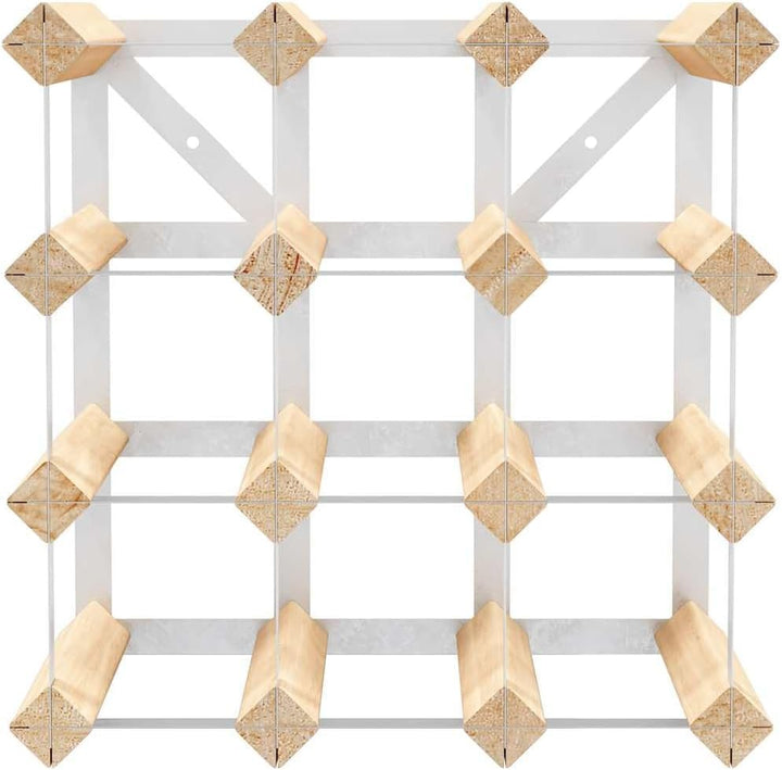 vidaXL Kiefernholz Massiv Weinregal für 12 Flaschen Modern Flaschenregal Flaschenständer Weinschrank