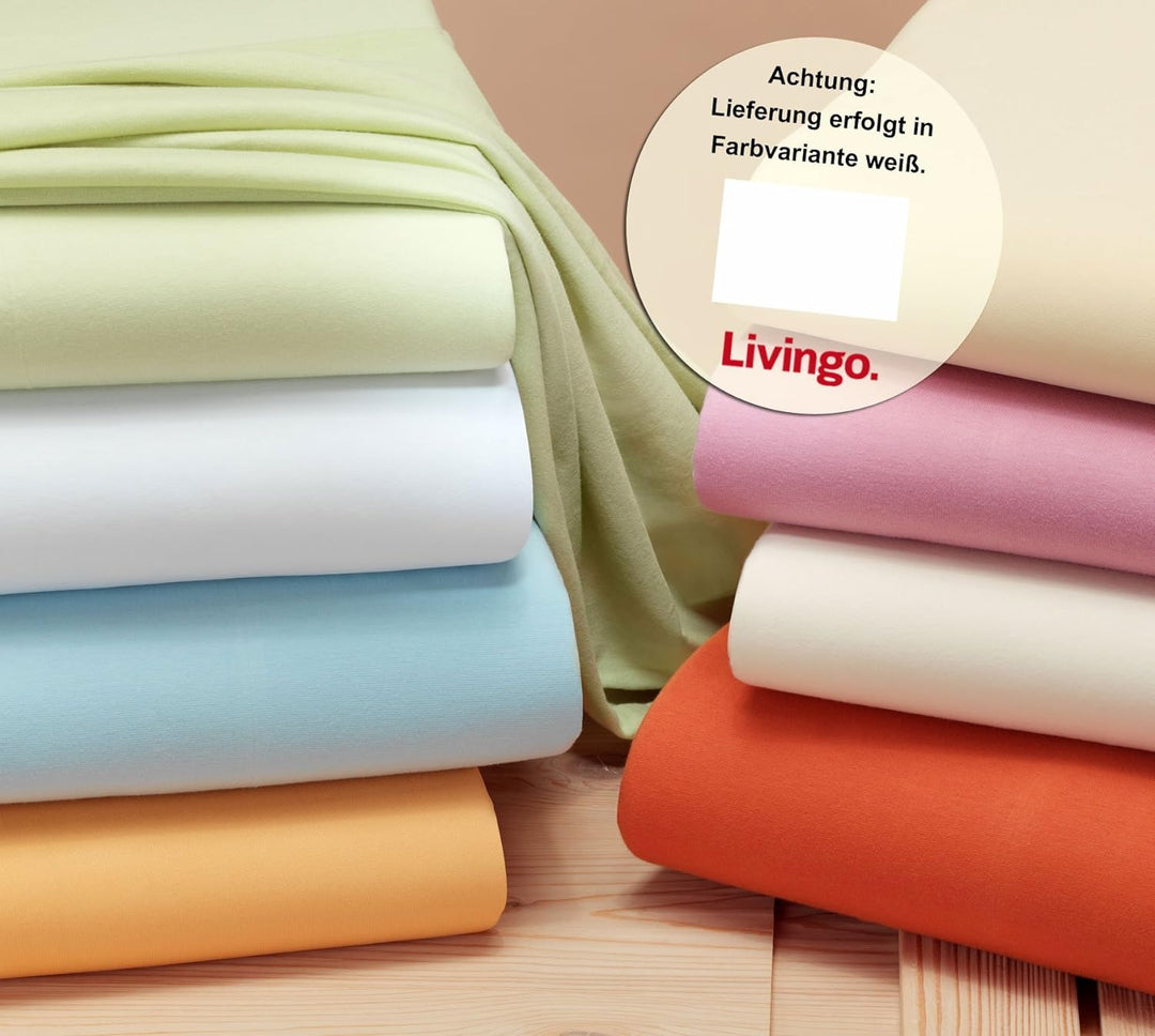 Dormisette Q371 Elastic-Jersey-Spannbetttuch mit Elasthan, Grösse: 140-160 x 200-220 cm, Silbergrau