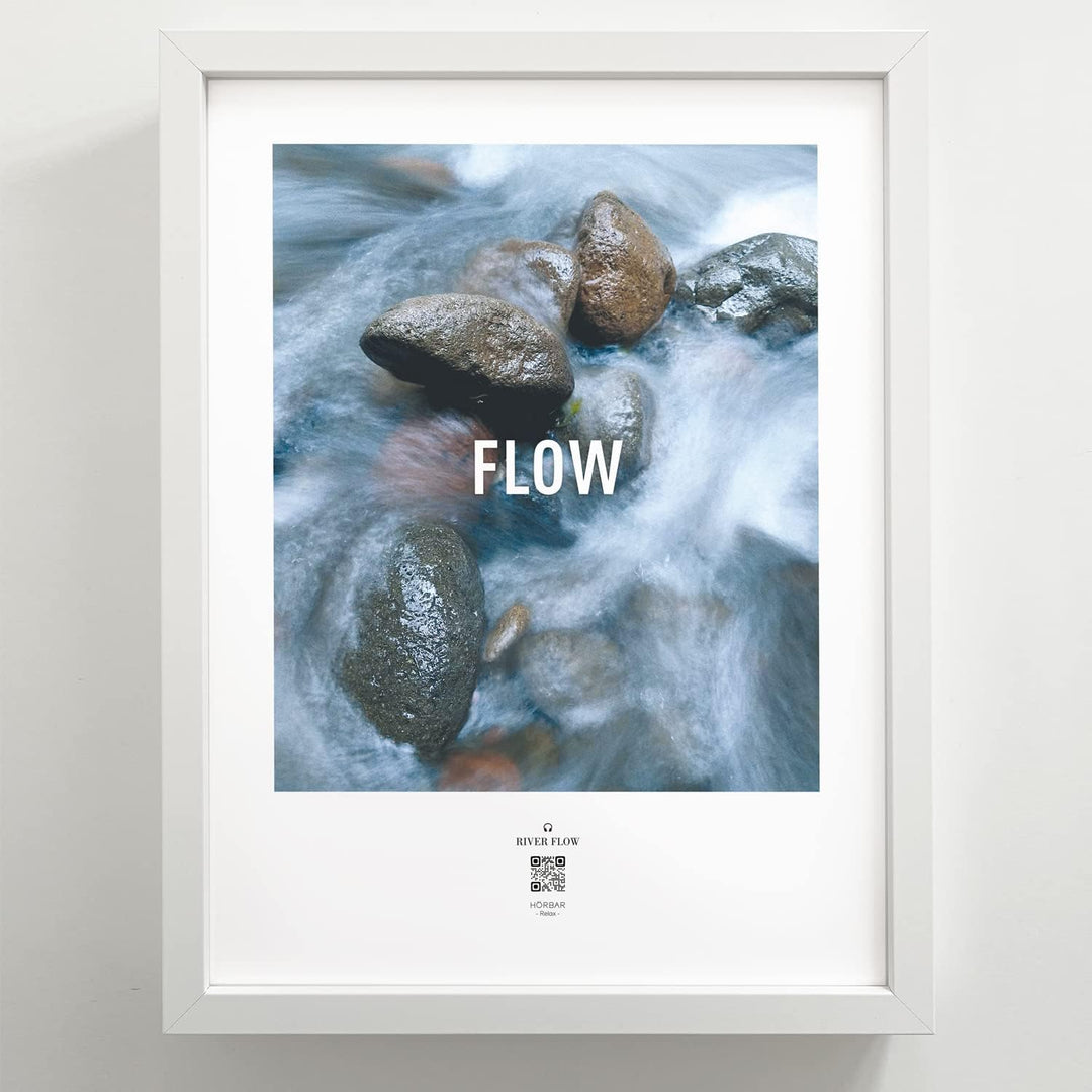 VALINA HÖRBAR RELAX | Hörbild | 3er-Set | Flow| Poster Poster / Papier 30cm x 40cm, Poster / Papier