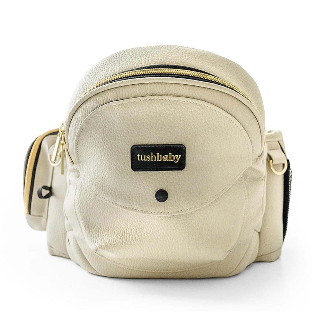 Tushbaby Babytrage Hüfttrage für Baby und Kleinkind bis 20 kg, Creme Cream, Cream
