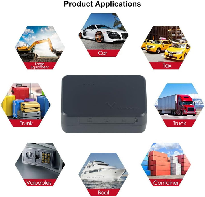 Winnes 4G Mini GPS Tracker für Auto,Echtzeitortung, bis zu 60 Tage Akkulaufzeit mit Global Magnetic