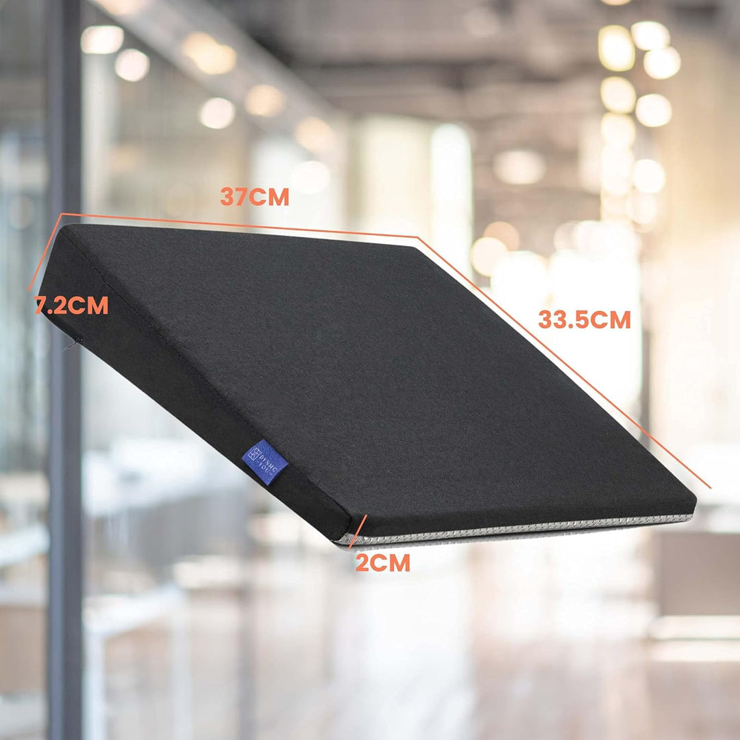 DYNMC you Keilkissen Stuhl - Test SEHR GUT - Sitzkissen Stuhl - Mit Physiotherapeuten Entwickelt - E