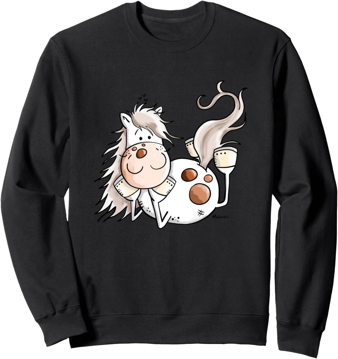 Relax Pferde Motiv I Pferdedruck Fun für Pferde Freunde Sweatshirt