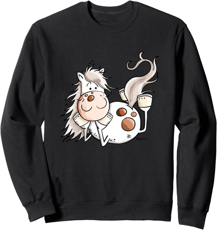 Relax Pferde Motiv I Pferdedruck Fun für Pferde Freunde Sweatshirt