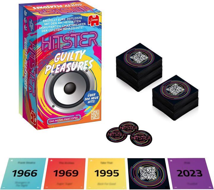 Jumbo 1110100378 Hitster – Guilty Pleasures, Mehrfarbig