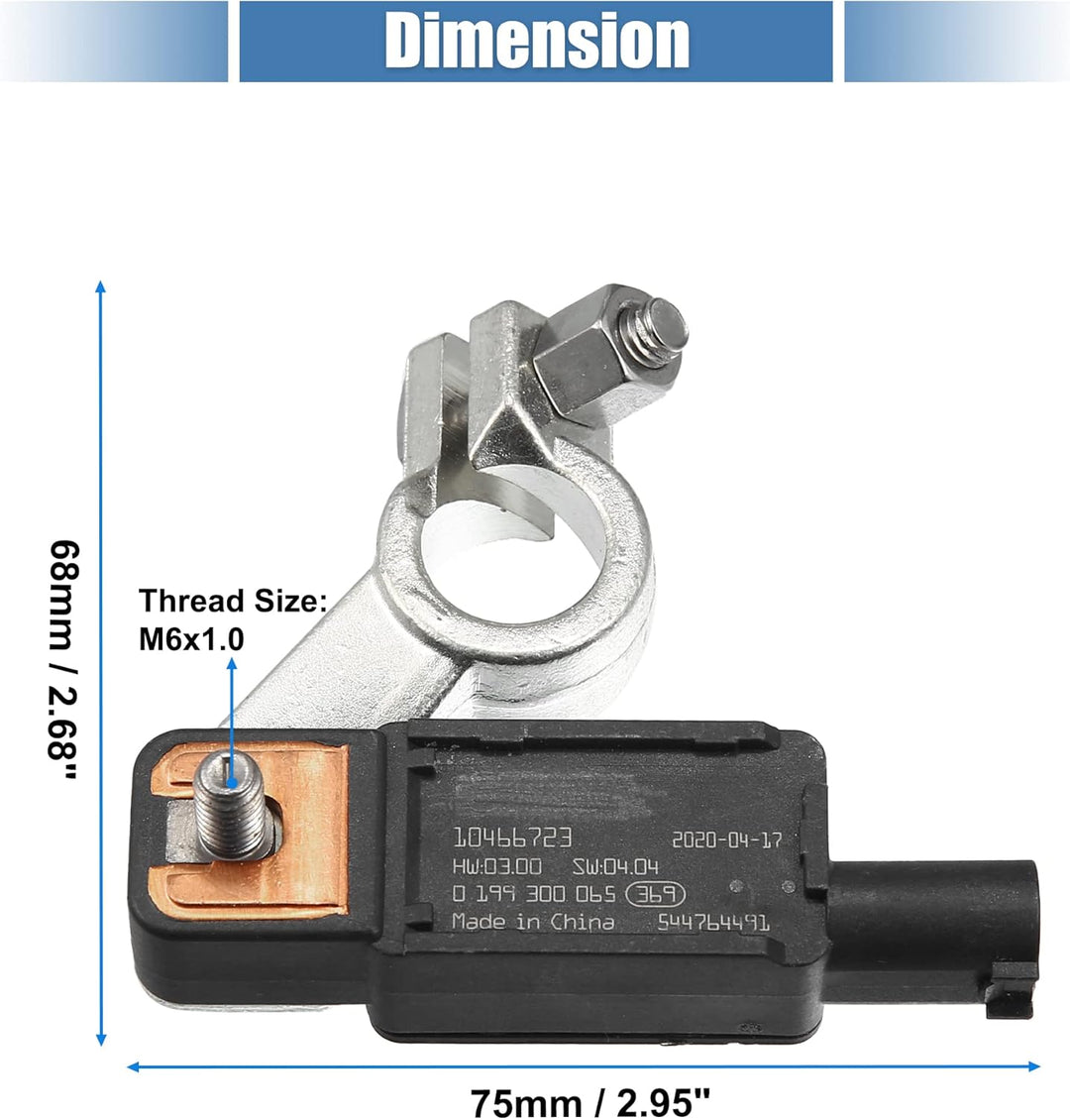 X AUTOHAUX Batteriestromsensor 68318616AC 56029778AB für Chrysler für Jeep