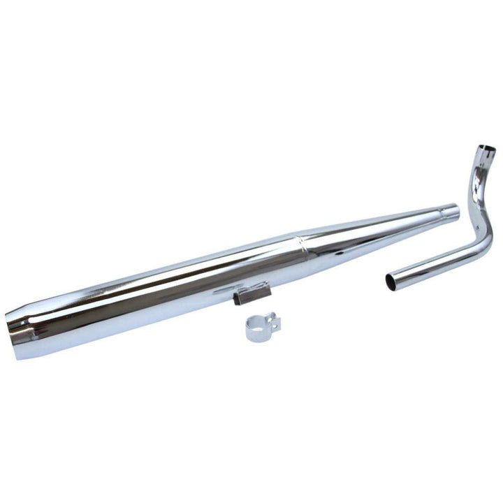 Auspuff Kreidler Florett RMC Flötenauspuff Schalldämpfer + Steckkrümmer 28mm