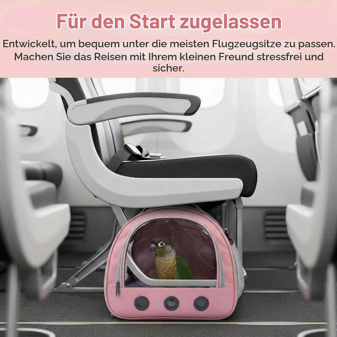 Durchsichtiger Haustiertransporter,Tragbarer Transparenter Reisekäfig,Transportbehälter,Haustier Rei