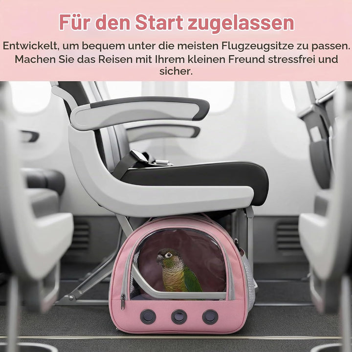 Durchsichtiger Haustiertransporter,Tragbarer Transparenter Reisekäfig,Transportbehälter,Haustier Rei