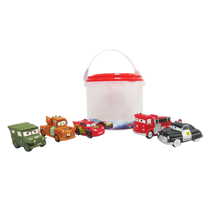 Disney Store Official - Pixar - Cars - Badespielzeugset - 5 Teile - Mit Lightning McQueen, Hook, She