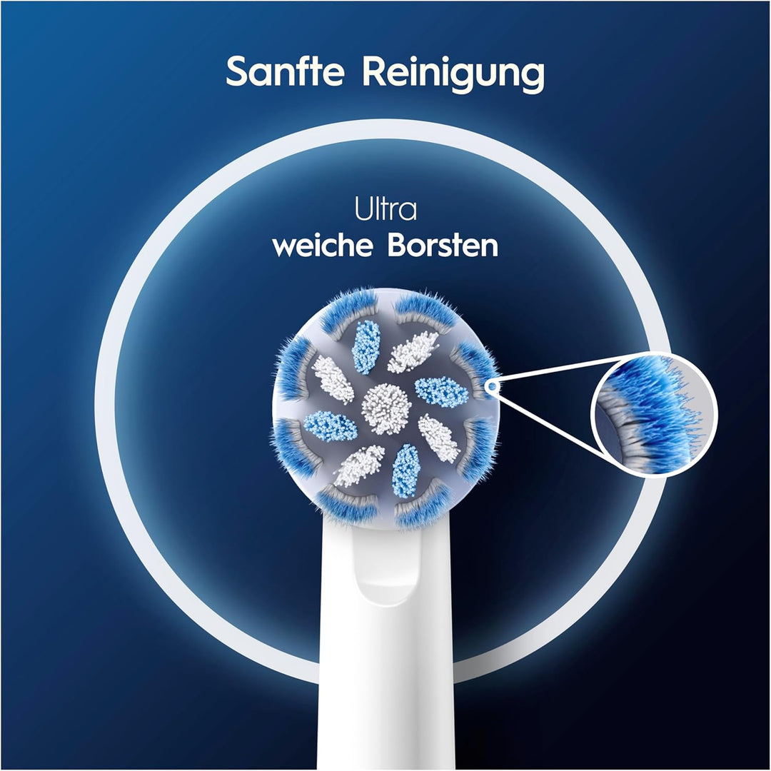Oral-B Pro Sensitive Clean Aufsteckbürsten für elektrische Zahnbürste, X-förmige Borsten, original O