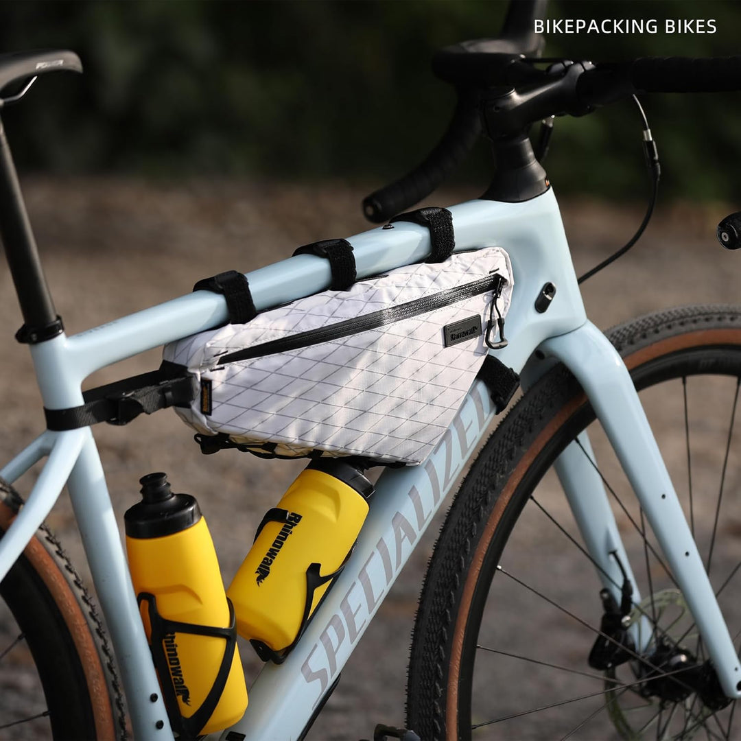 Fahrrad Rahmentasche Wasserdicht 2,9L Fahrrad Oberrohrtasche Dreieckstasch Doppelseitiger Reissversc