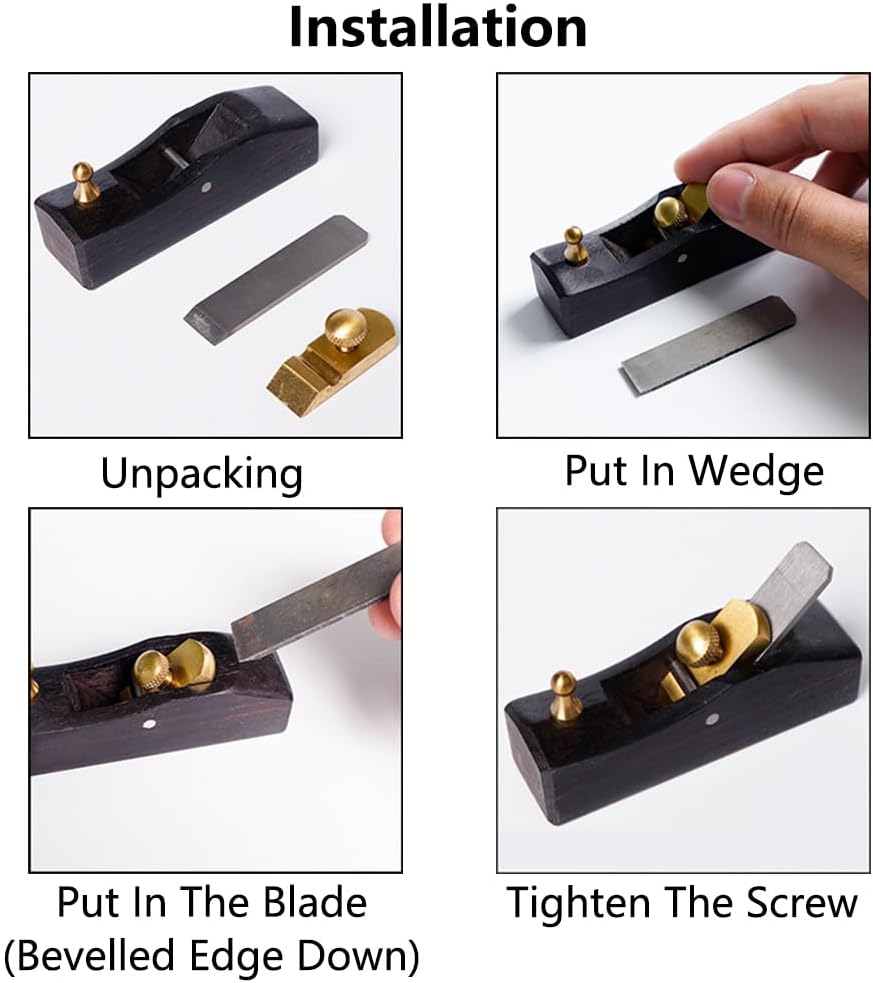 1 Stück Mini Holzhobel Handhobel, Holzbearbeitung Holzhobel Holz Schreiner Holzhandwerk Werkzeug für