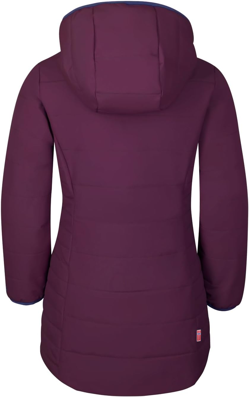 Trollkids Mädchen Wintermantel Winterjacke Stanavanger 116 Pflaume/Marine, 116 Pflaume/Marine