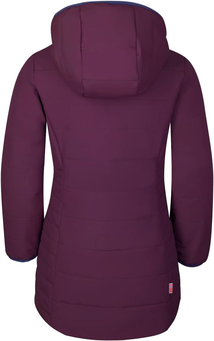 Trollkids Mädchen Wintermantel Winterjacke Stanavanger 116 Pflaume/Marine, 116 Pflaume/Marine