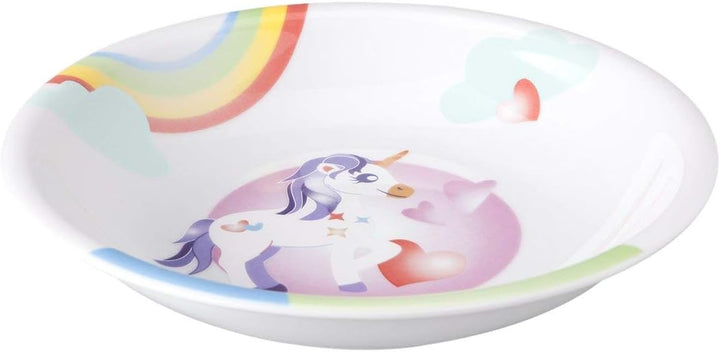 Seltmann Weiden 001.741859 Compact Mein kleines Einhorn Suppenteller Rund, Porzellan, Bunt