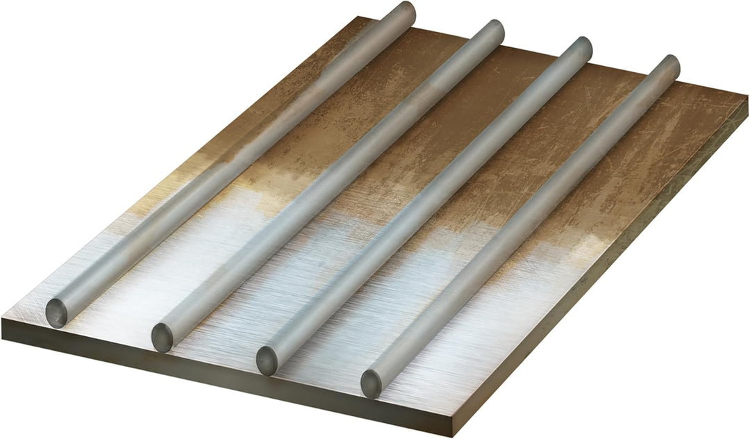 Fartools Präzisionsbürste mit Messingdraht, 0,3 mm, 120 mm – L 20 mm plus 4 Abstandshalter, zum Entf