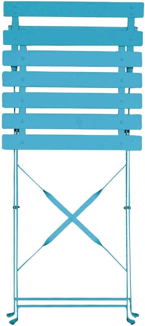 Bolero stalen opklapbare stoelen turquoise (Box 2)