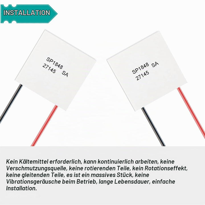 DAOKAI 4 Stück SP1848-27145 thermoelektrischer Stromgenerator, Kühler, Kühlung, Power-Plate-Modul, 4