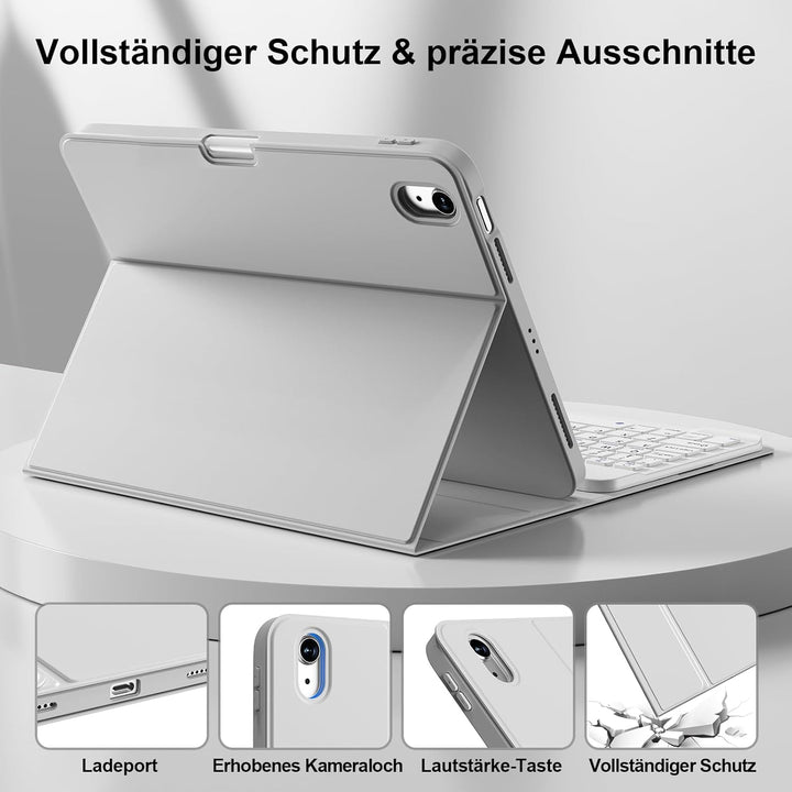 Tastatur Hülle für iPad Air 11 Zoll M3/M2 (2025/2024), iPad Air 5./4. Generation 2022/2020 10,9 Zoll