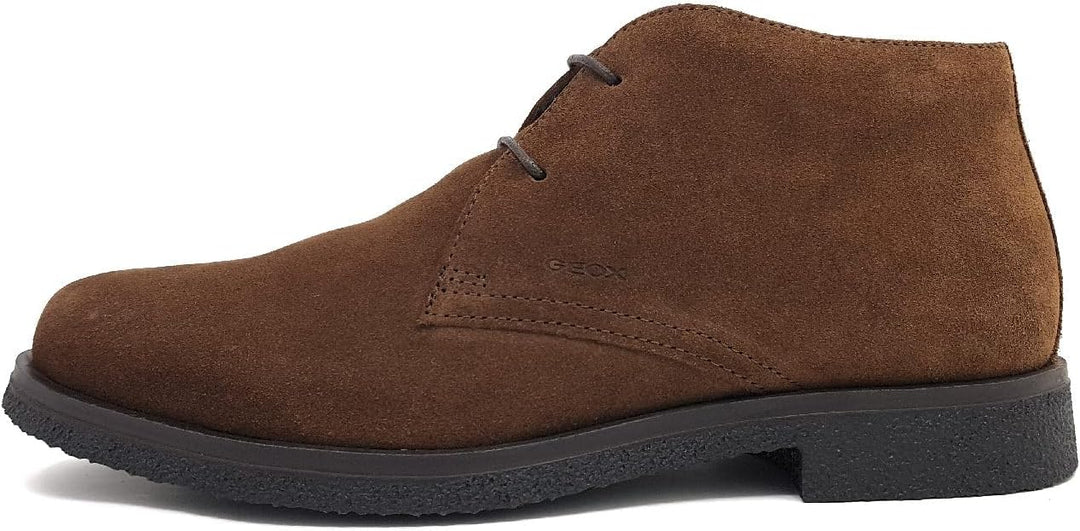 Geox UOMO CLAUDIO A Herren Derby Schnürhalbschuhe 41 EU Browncotto, 41 EU Browncotto