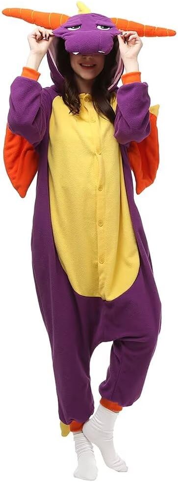 LBJR Unisex Tieroutfit Tierkostüme Schlafanzug Erwachsene Kigurumi Tier Sleepsuit Cosplay Kostüme Py
