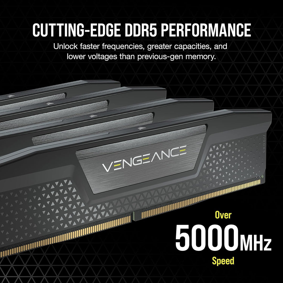 Corsair Vengeance DDR5 64GB (4x16GB) 6200MHz C32 Intel-Optimierter Desktop-Speicher (Onboard-Spannun