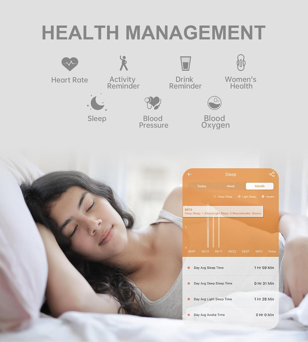 Iaret Smartwatch Damen Runden mit Telefonfunktion,1,32 Zoll HD Touchscreen Fitnessuhr mit Touchscree