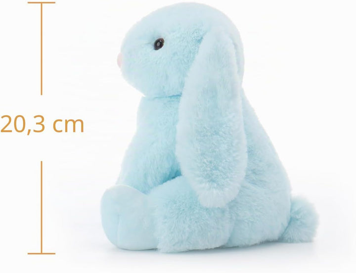 Apricot Lamb – Kuscheltier Hell Blauer Hase 20 cm – Plüsch Spielzeug Plüschtier für Kinder und Baby