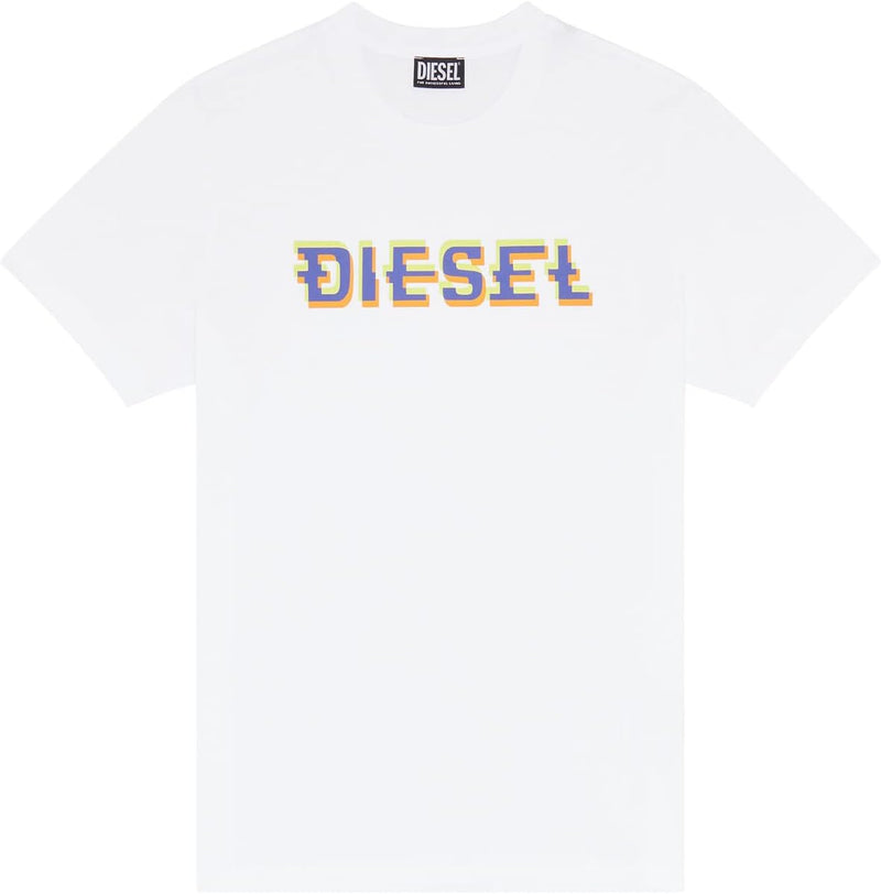 Diesel Herren T-Shirt XXS 100-0 Grad, XXS 100-0 Grad