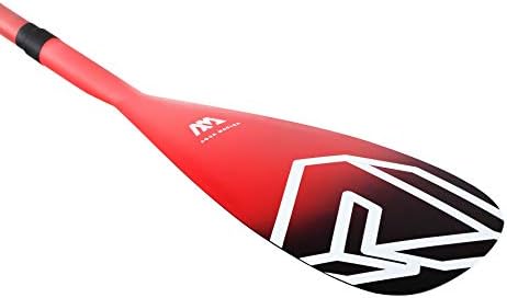 Aquamarina Unisex – Erwachsene Paddle Carbon Pro Paddel, Schwarz Rot, Uni