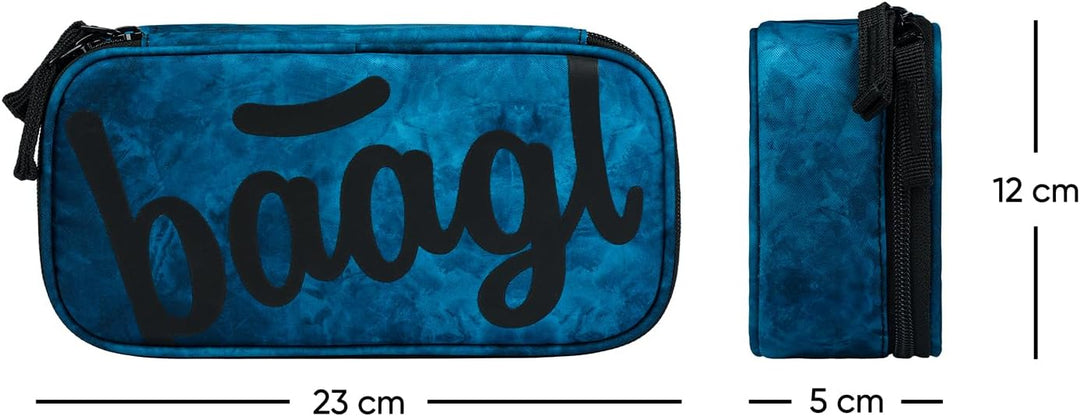 Baagl Federmäppchen für Mädchen - Schulmäppchen für Schreibwaren - Schulsachen Federtasche, Jungen F