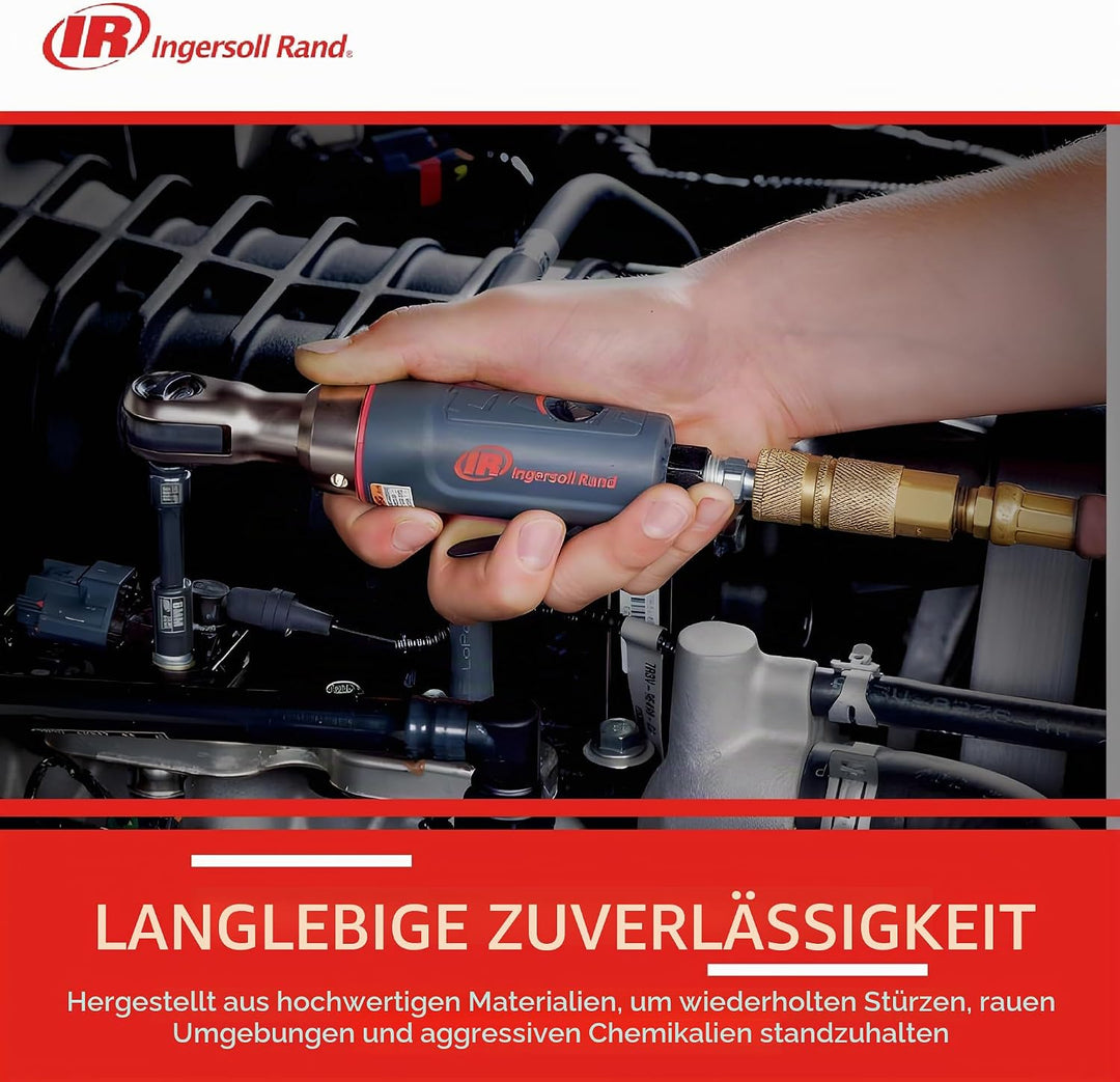 Ingersoll Rand Pneumatisches Werkzeug 1105MAX-D2, 1/4-Zoll Mini-Druckluft-Ratsche Pneumatisches Verb