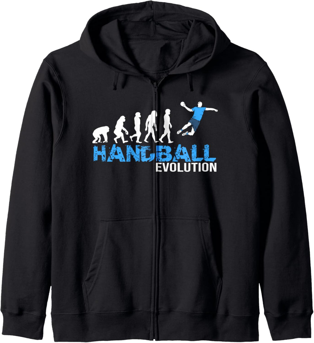 Evolution Handballer Geschenk Handball Handballspieler Kapuzenjacke