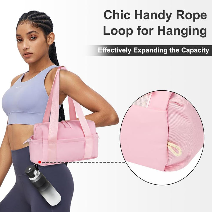 flintronic Sporttasche Damen Reisetasche, Wasserdicht Schwimmtasche Fitnesstasche mit Nassfach, Leic