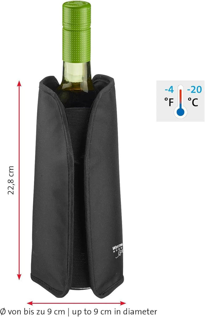 Westmark Kühlmanschette, Für z.B. Sprudel-, Wein- oder Sektflaschen, Für Flaschendurchmesser bis 9 c