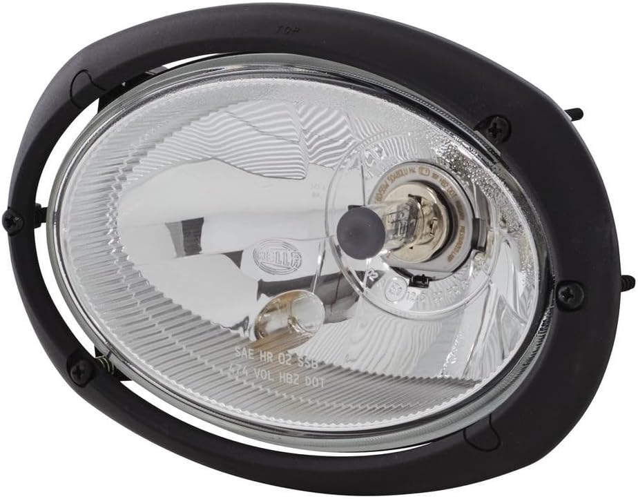 HELLA - Halogen-Hauptscheinwerfer - Oval 120 - 12V - oval - Referenzzahl: 12.5 - Einbau - glasklare