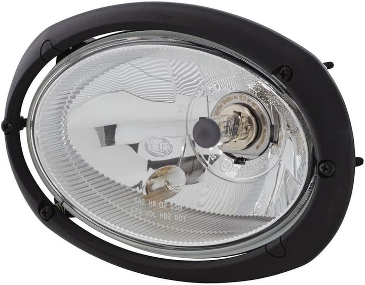 HELLA - Halogen-Hauptscheinwerfer - Oval 120 - 12V - oval - Referenzzahl: 12.5 - Einbau - glasklare