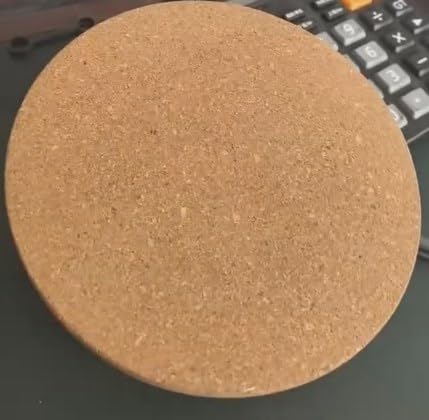 Balance Board Halbkugel aus massivem Kork | Ø 15 cm | Höhe 7 cm | Passend für Balance Boards Natur,