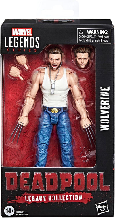 Marvel Legends Series Wolverine, Deadpool 2, Sammlerobjekt für Erwachsene, 15 cm grosse Action-Figur