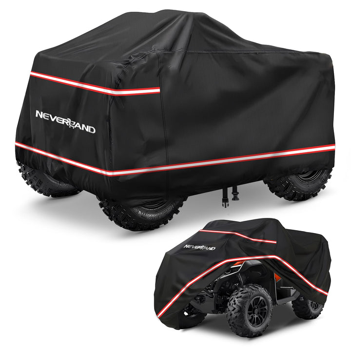 NEVERLAND XL Quad ATV Abdeckplane - Quad ATV Fahrzeug Abdeckung Schutz Cover Abdeckung Phosphoreszie