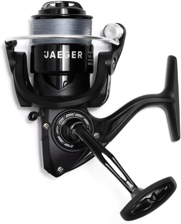 Barsch Angelset Perch Go Kit, komplettes Set mit Rute, Rolle, geflochtener Schnur, Carolina Rig, opt